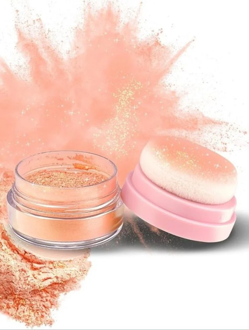 🆕️Orange Pink Micro Shimmer Blush